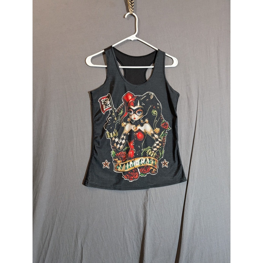Harley Quinn Joker Wild Card‎ Joker White Women's Vest Tank Top